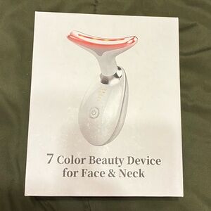 7 Color Beauty Device for Face & Neck - used once